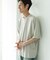 コットンレーヨンクルーネック ショートスリーブ Tシャツ
