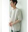 コットンレーヨンクルーネック ショートスリーブ Tシャツ