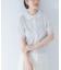 MARILYN MOON　LACE COLOR KNIT CARDIGAN