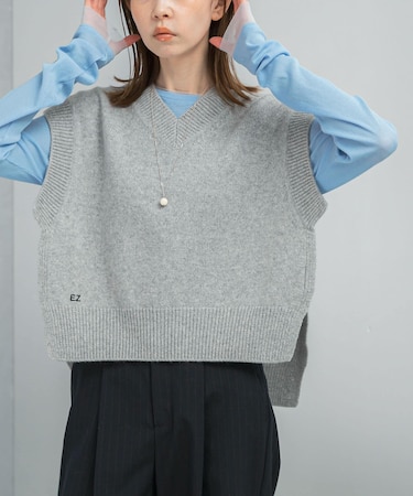 ADAWASxEZ CASHMERE-BLEND VEST