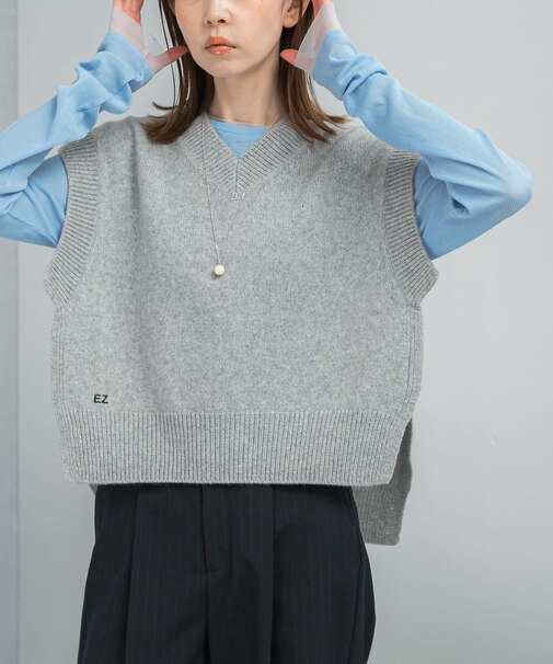 ADAWASxEZ CASHMERE-BLEND VEST