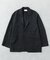 new basic　WOOL LINEN SINGLE SHIRTS JACKET