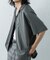 『洗濯可』WASHABLE CUPRO SS O／C SHIRTS