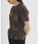 シャーリングデザインプリントTEE