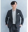LIFE STYLE TAILOR　シアサッカーストレッチジャケット