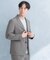 LIFE STYLE TAILOR　シアサッカーストレッチジャケット