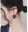 ウッドフープピアス