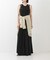 new basic　WASHABLE WOOL SQUARE ONE-PIECE