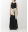 new basic　WASHABLE WOOL SQUARE ONE-PIECE