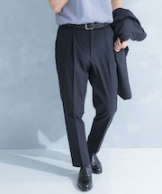 LIFE STYLE TAILOR シアサッカーストレッチパンツ