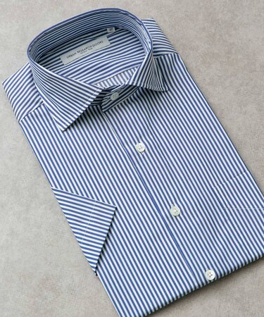 LIFE STYLE TAILOR セミワイド半袖シャツ