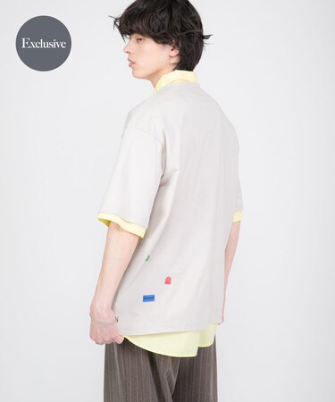 『別注』OATSIDE×SENSE OF PLACE グラフィックTシャツC