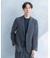 LIFE STYLE TAILOR　リネンライク千鳥柄コンフォータブルジャケット