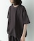 接触冷感リネン混ショートスリーブTシャツ