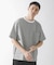 接触冷感リネン混ショートスリーブTシャツ