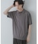 『洗濯可』ストレッチニットポロショートスリーブTシャツ