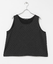 mizuiro-ind SATIN JQ TANK TOP