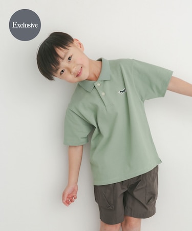 『別注』『親子リンク』PENNEYS×DOORS THE FOX鹿の子ポロシャツ(KIDS)