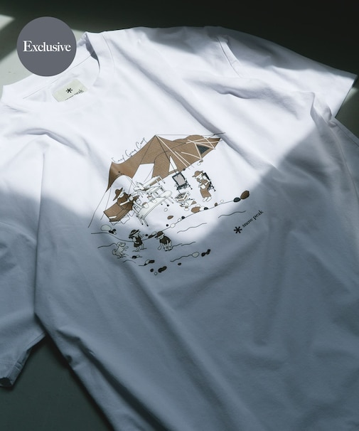 『別注』Snow Peak Apparel×DOORS WA/AC FAMILY CAMP T-SHIRTS