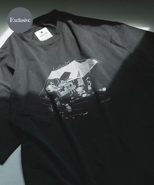 『別注』Snow Peak Apparel×DOORS WA/AC FAMILY CAMP T-SHIRTS