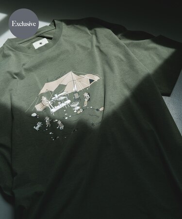 『別注』Snow Peak Apparel×DOORS WA/AC FAMILY CAMP T-SHIRTS