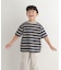 『150サイズあり』ランダムボーダーワイドTシャツ(KIDS)