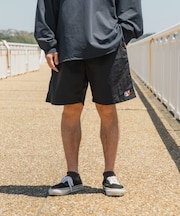Wide Dad GRAPHIC SHORTS WITH HATCH