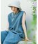 『UVカット／イージーケア／吸水速乾／接触冷感／UR TECH DRYLUXE』ハイツイストフレンチスリーブブラウス