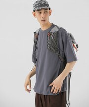 『UVカット静電気防止/イージーケア』SMOOTH WOOLY LIKE Short-Sleeve T-shirts