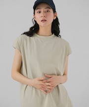 『UR TECH ひやサラクール』フレンチスリーブカットソー