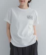 Grow Organic ポイントロゴプリントTシャツ