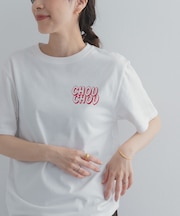Grow Organic ポイントロゴプリントTシャツ
