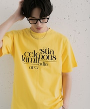 アシメグラフィックショートスリーブTシャツ