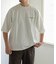 FORK&SPOON　フロッキープリントTシャツ