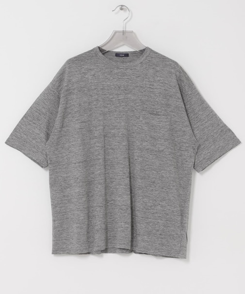 YLEVE　LINEN POCKET T-SHIRTS