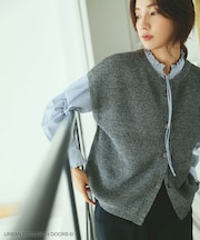 『洗濯可/UVカット』『UR TECH』Aircare2WAYニットベスト