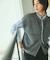 『洗濯可／UVカット』『UR TECH』Aircare2WAYニットベスト