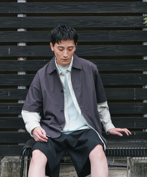 『速乾／イージーケア／UVカット』『URTECH』Aircare ショートスリーブシャツジャケット 26AW