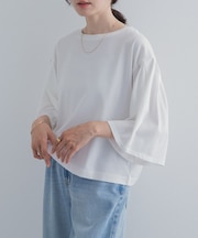 シルケットクロップドプルオーバー