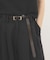 スクエアバックルレザーベルト