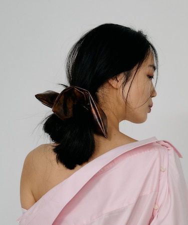 heyep FAUX LEATHER SCRUNCHIE