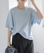 FORK&SPOON ソリッドスリーブTシャツ