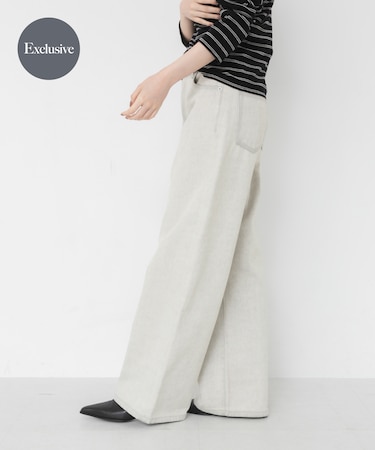 『別注』PICCADILLY×URBAN RESEARCH　デニムストレートパンツ