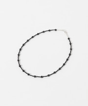 LAPUIS　SV ROUND STONE NECKLACE