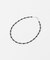 LAPUIS　SV ROUND STONE NECKLACE
