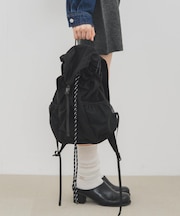 メッシュポケットリップストップリュック