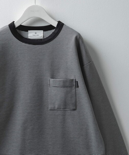 ポンチポケット付ロングスリーブTシャツ