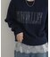 『WEB限定』ルーズフィットレースヘムロングTシャツ