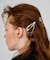 heyep　PIERCED CHAIN HAIR CLIP 2-PIECE