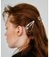 heyep　PIERCED CHAIN HAIR CLIP 2-PIECE